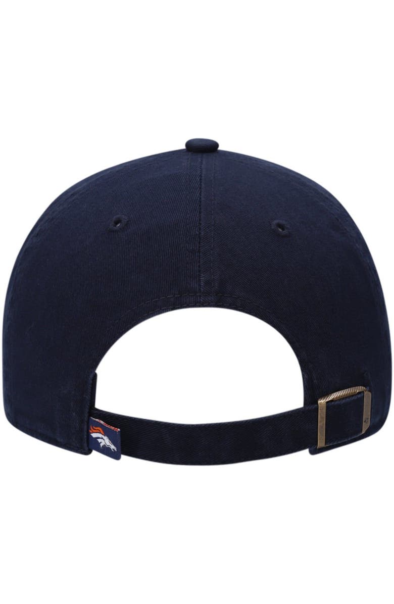 '47 Women's '47 Navy Denver Broncos Vocal Clean Up Adjustable Hat, Alternate, color, 