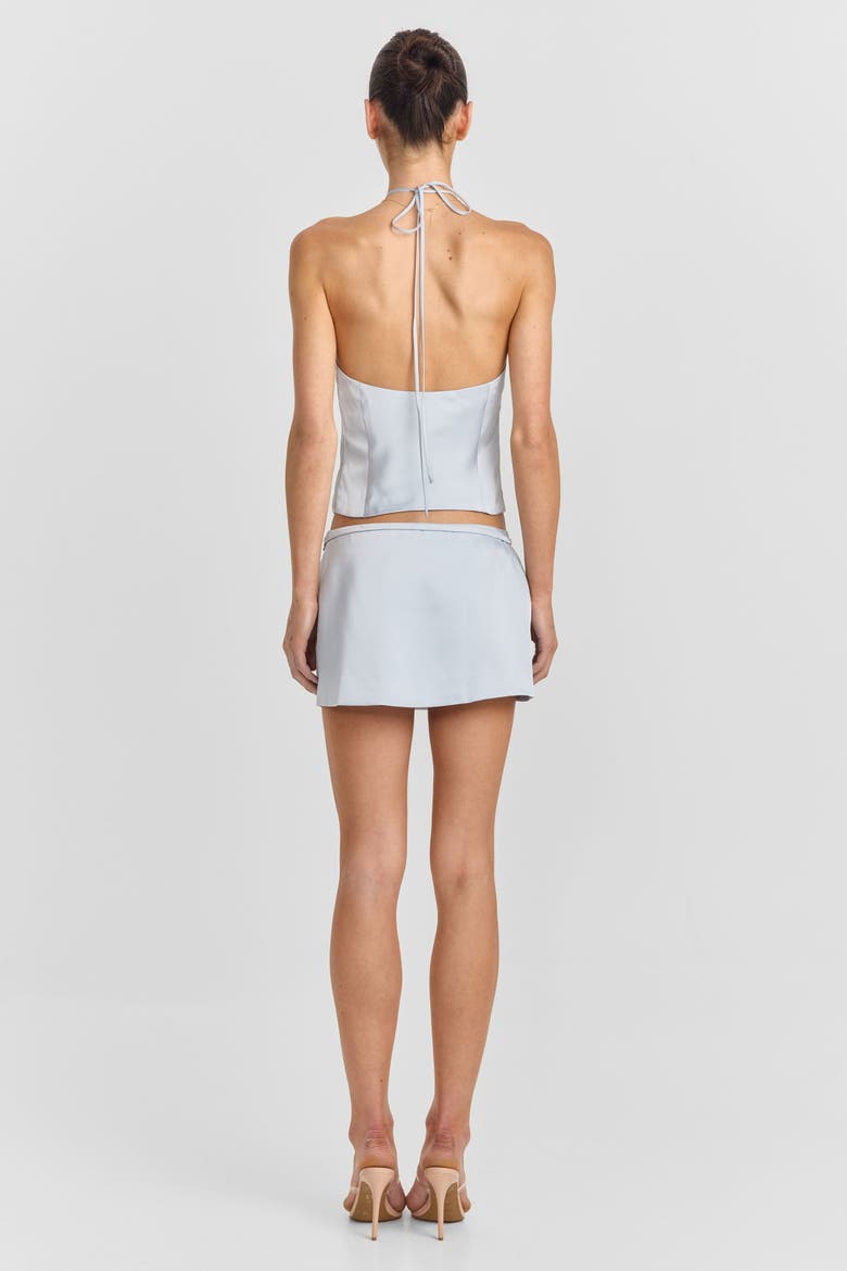 Simone Mini Skirt, Alternate, color, Blue