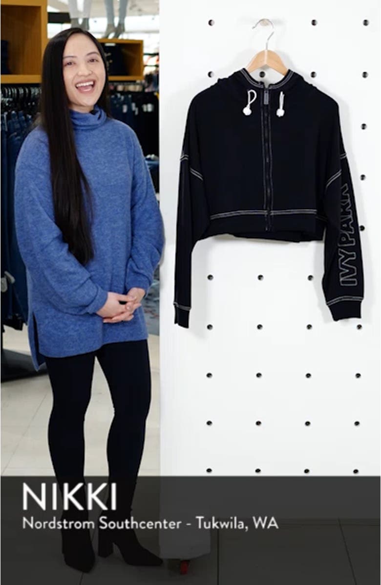 Logo Crop Hoodie, sales video thumbnail