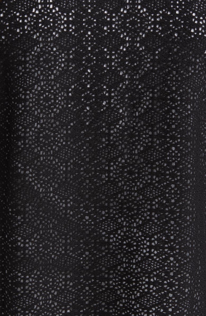 Saturdays NYC Canty Crochet Stitch Short Sleeve Button-Up Shirt, Alternate, color,