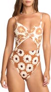 Billabong Fresh Daze Mika Cutout One-Piece Swimsuit