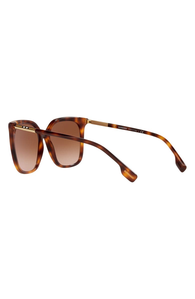 Burberry 56mm Emily Square Sunglasses, Alternate, color,