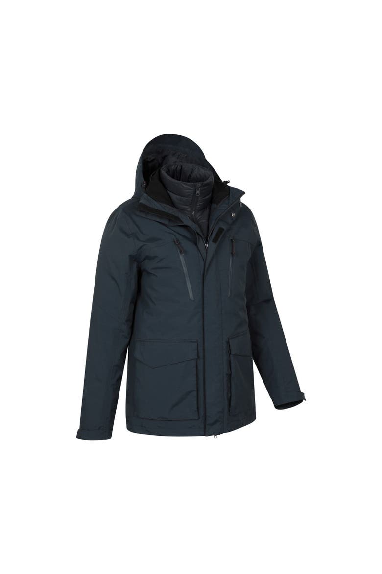 Correspondent Ii Three In 1 Down Jacket, Alternate, color, Navy