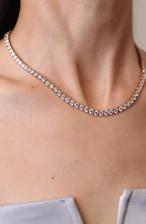 Rc Retro Chic Roman Dusk Tennis Necklace In Gold
