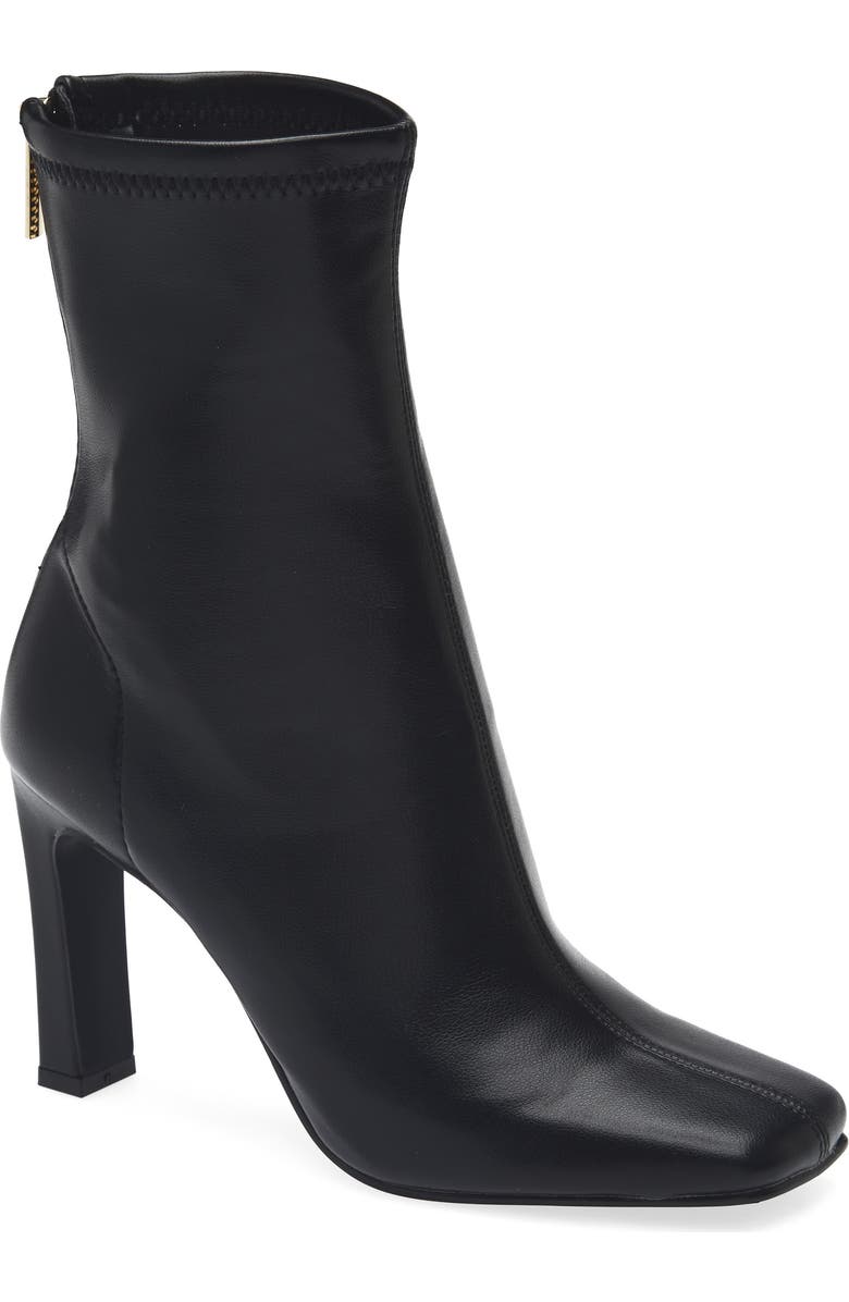 Steve Madden Khelan Square Toe Bootie, Main, color, Black