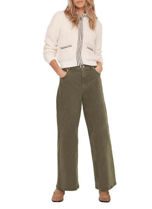 Mint Velvet Boucle Bomber Jacket In Neutral