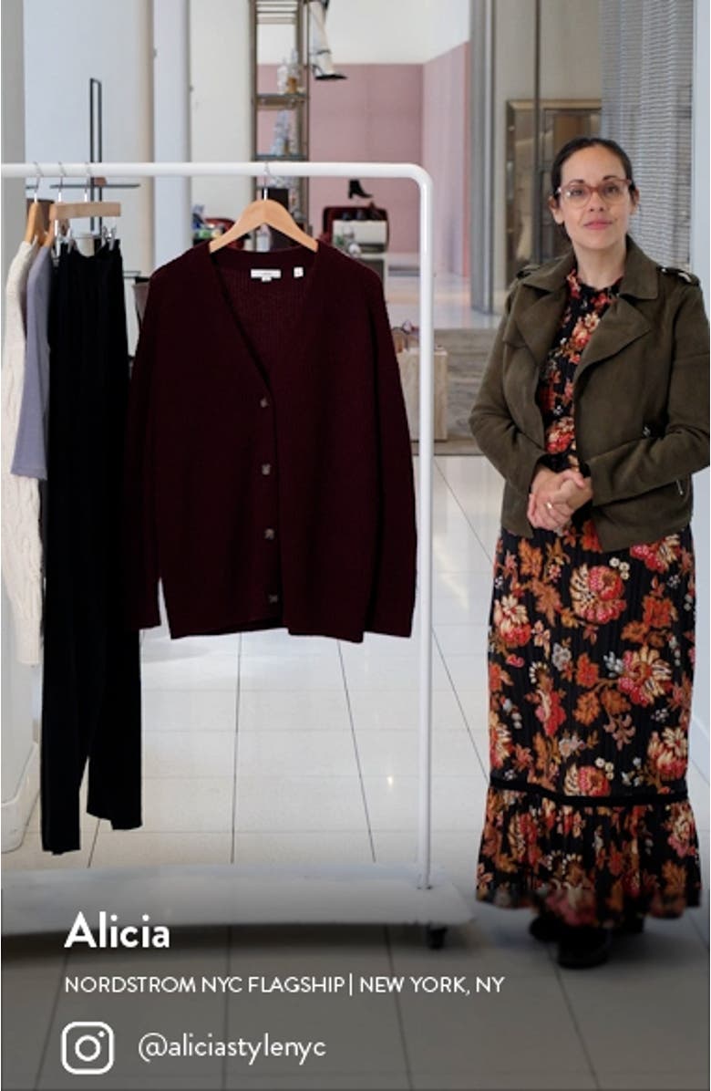 Oversize Wool & Cashmere Cardigan, sales video thumbnail