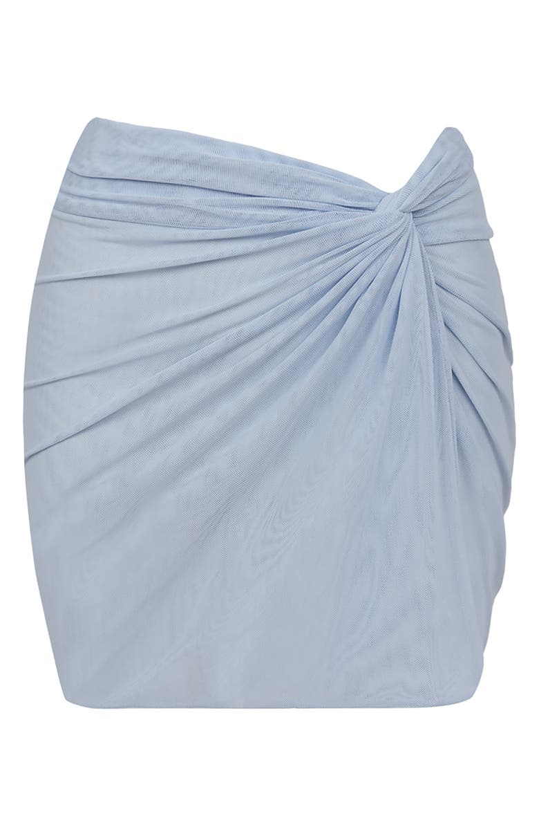 ViX Paula Hermanny Karen Cover-Up Miniskirt, Alternate, color, Blue