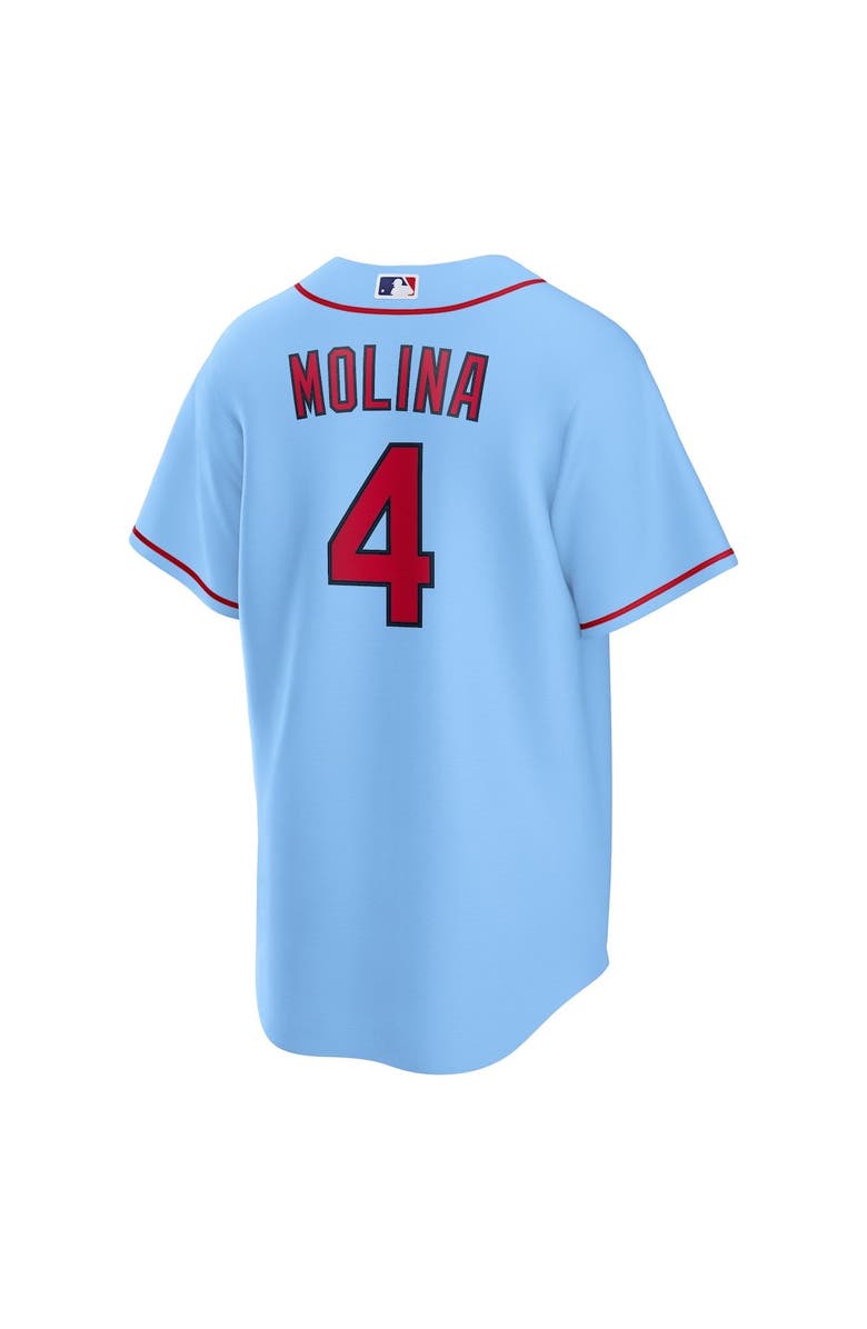Nike Men's Nike Yadier Molina Light Blue St. Louis Cardinals Alternate Replica Player Name Jersey, Alternate, color, 