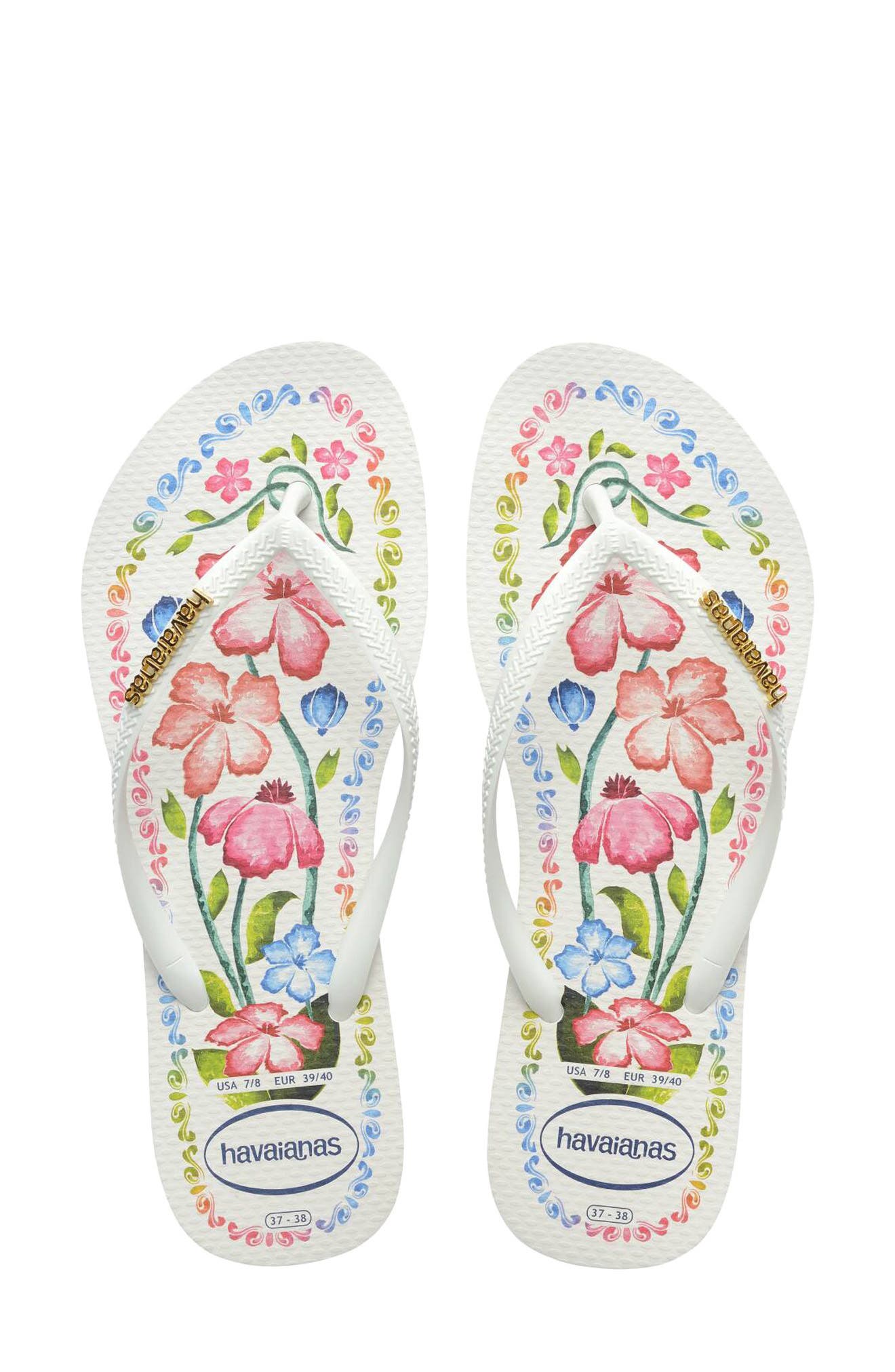 Slim Flip Flop, Alternate, color, WHITE