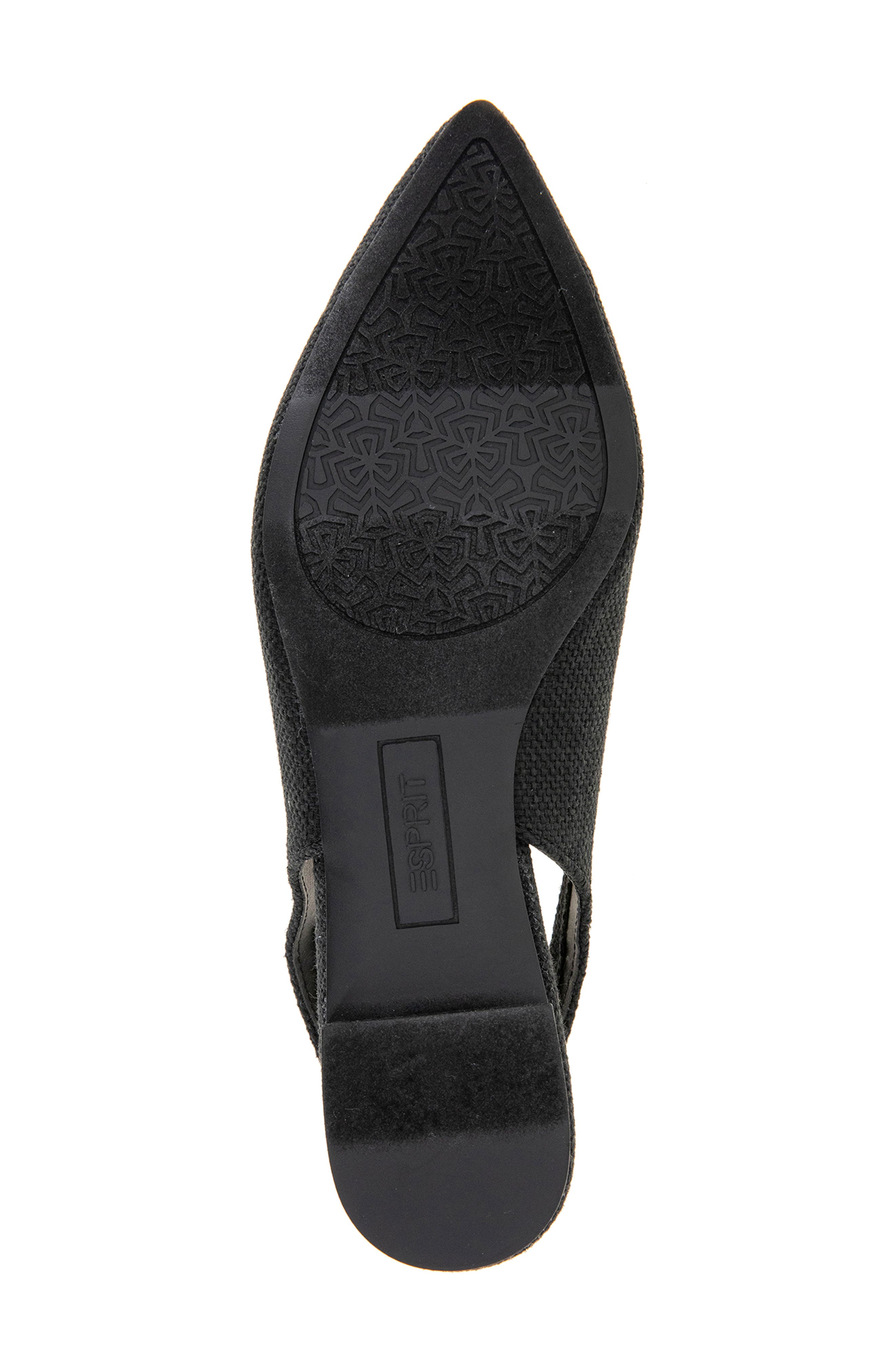 Esprit Petria Slingback Flat, Alternate, color, Black Linen