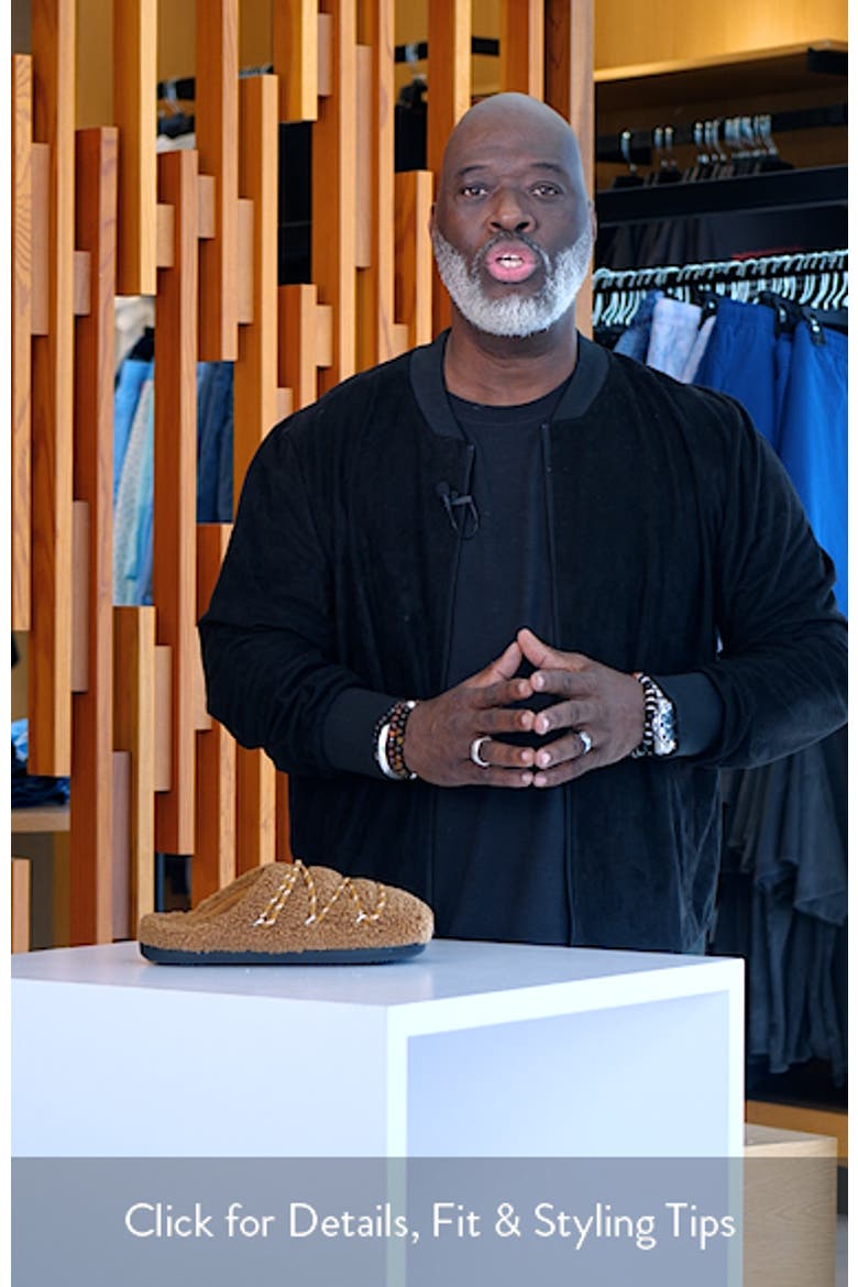 Teddy Water Repellent Scuff Slipper video