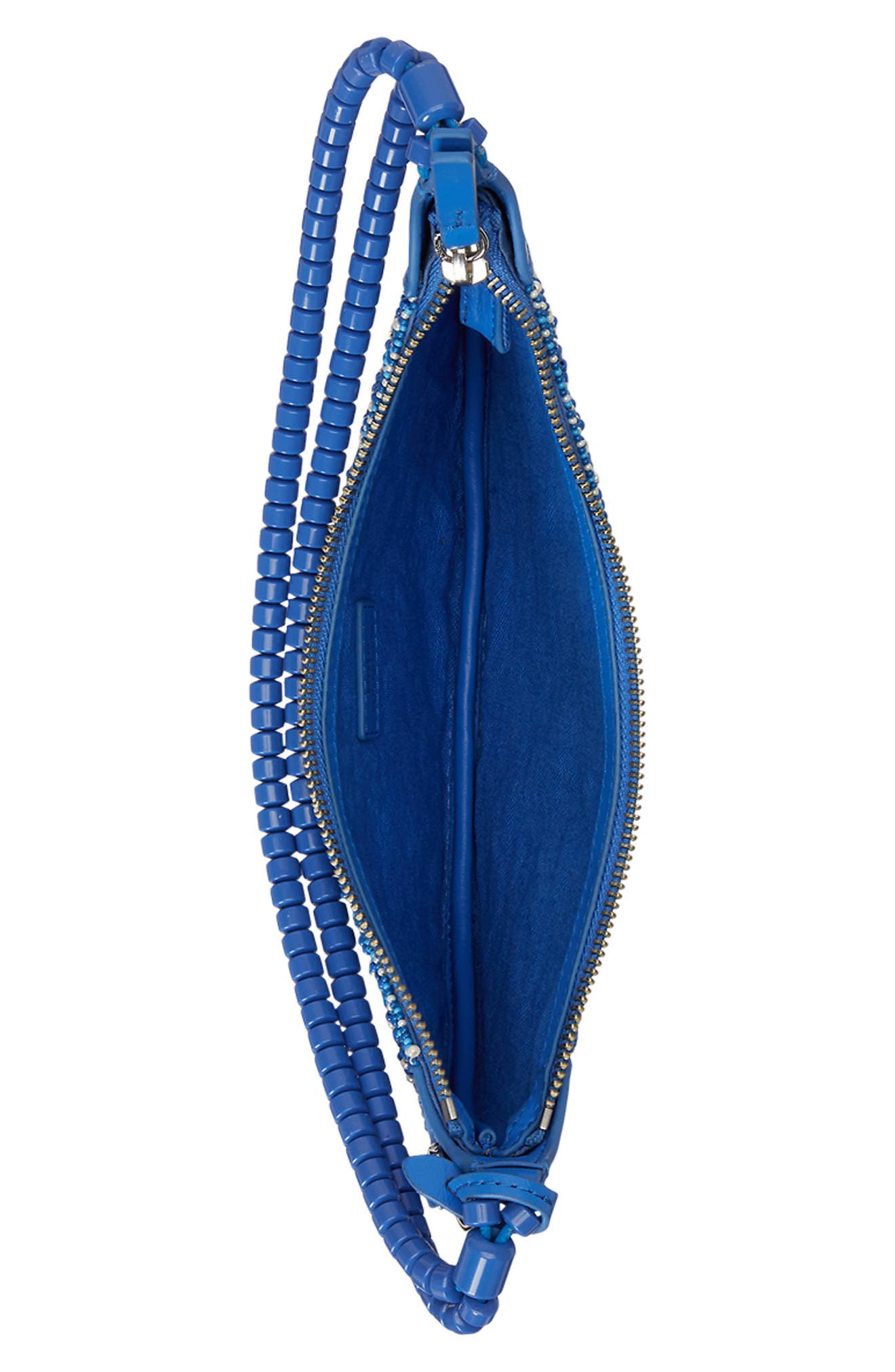 Polo Ralph Lauren Mini Beaded Shoulder Bag, Alternate, color, Pool Blue