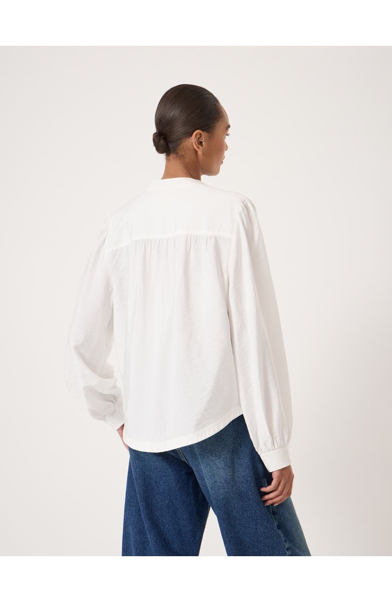 Hush Harlow Tie Front Detail Blouse, Alternate, color, Ecru White