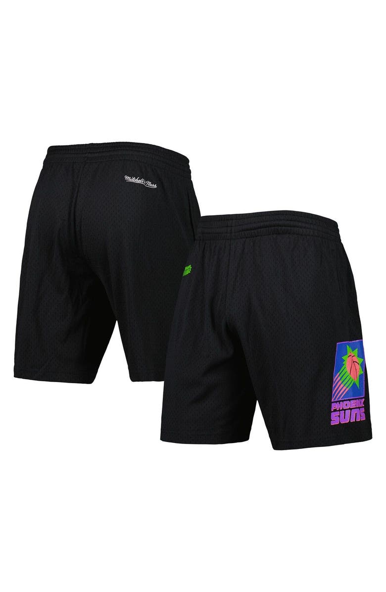 Mitchell & Ness Men's Mitchell & Ness Black Phoenix Suns Hardwood Classics Color Bomb Energy Shorts, Main, color, Black