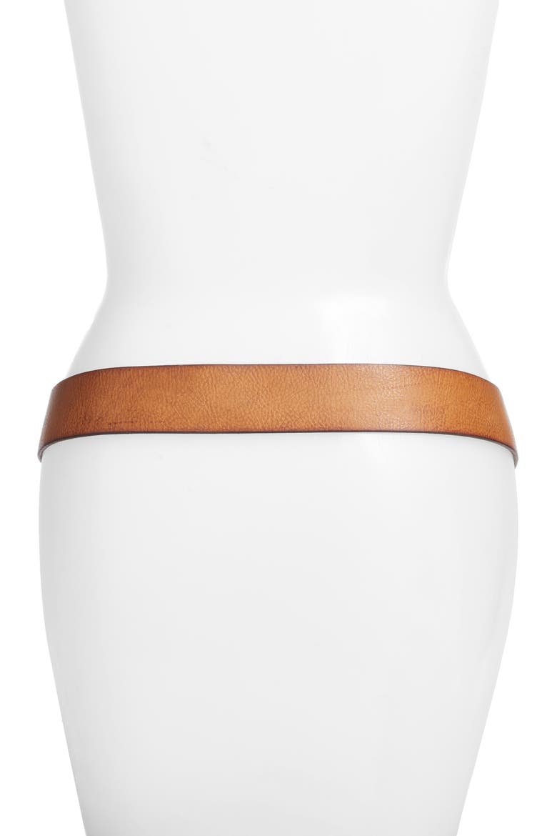 Campus Leather Belt, Alternate, color, TAN