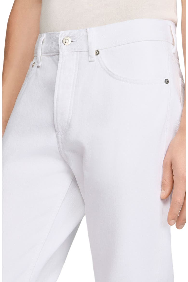 Regular raw jeans, Alternate, color, White
