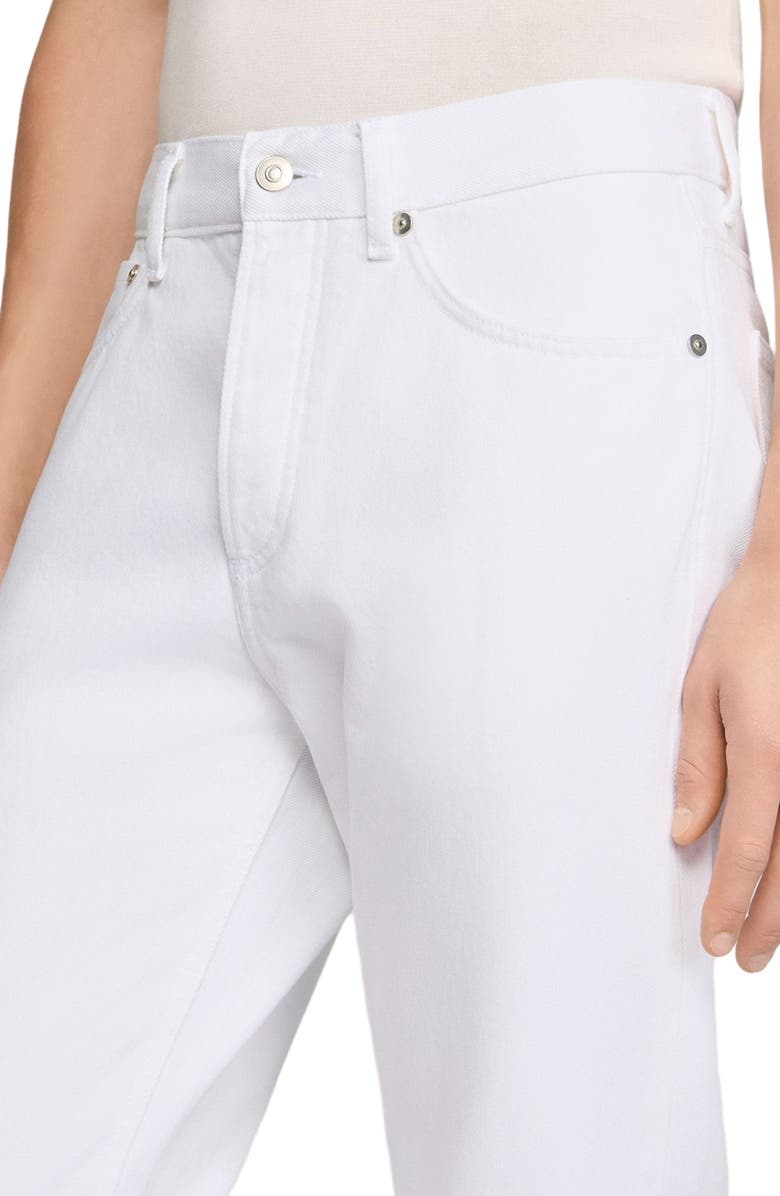 SANDRO Regular raw jeans, Alternate, color, White