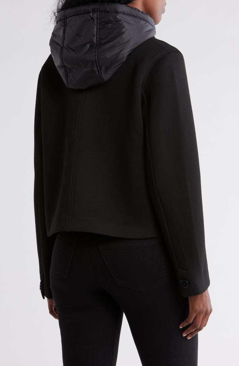 Michael Kors Double Breasted Crop Trench Coat with Bib, Alternate, color,