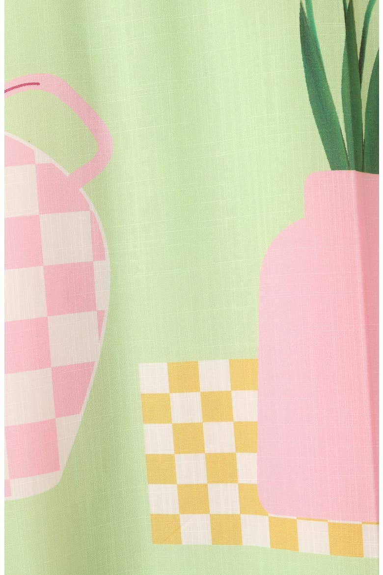 Piccolo Fruit Print Strapless Maxi Dress, Alternate, color, GREEN PAPAYA