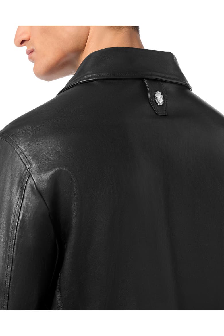 Leather Jacket Men, Alternate, color, black