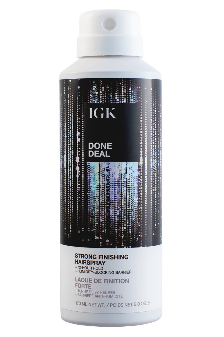 Done Deal Strong Hold Hairspray, Main, color, NO COLOR