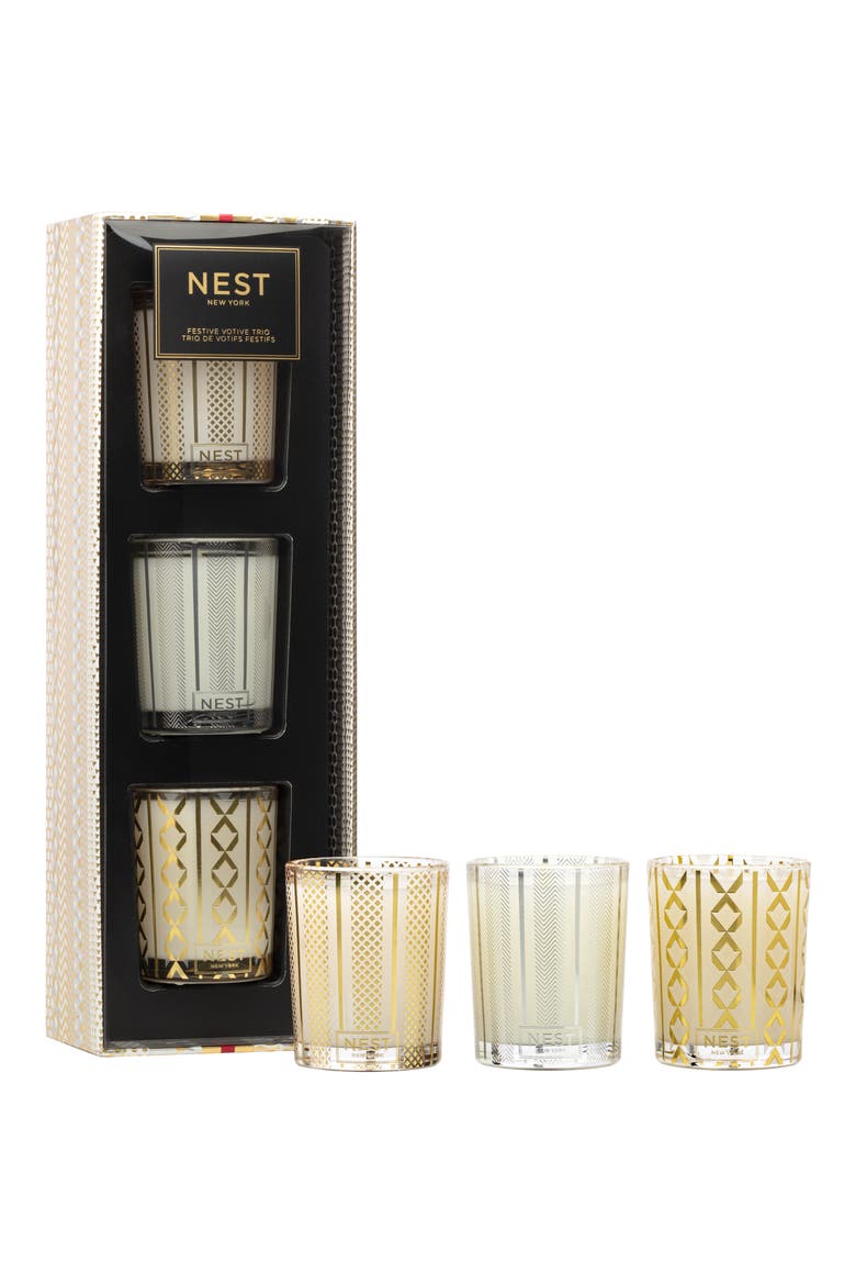 Festive Scented Votive Candle Set, Main, color, NO COLOR