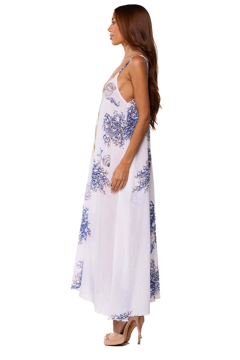 Cover-Up Dress, Alternate, color, WHITE MULTI
