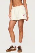 EDIKTED Cherry Baby Sweatshorts