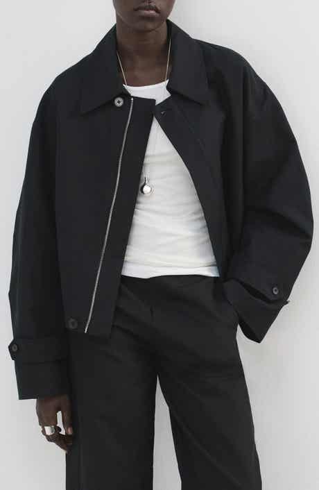 Cotton & Linen Twill Zip Jacket
