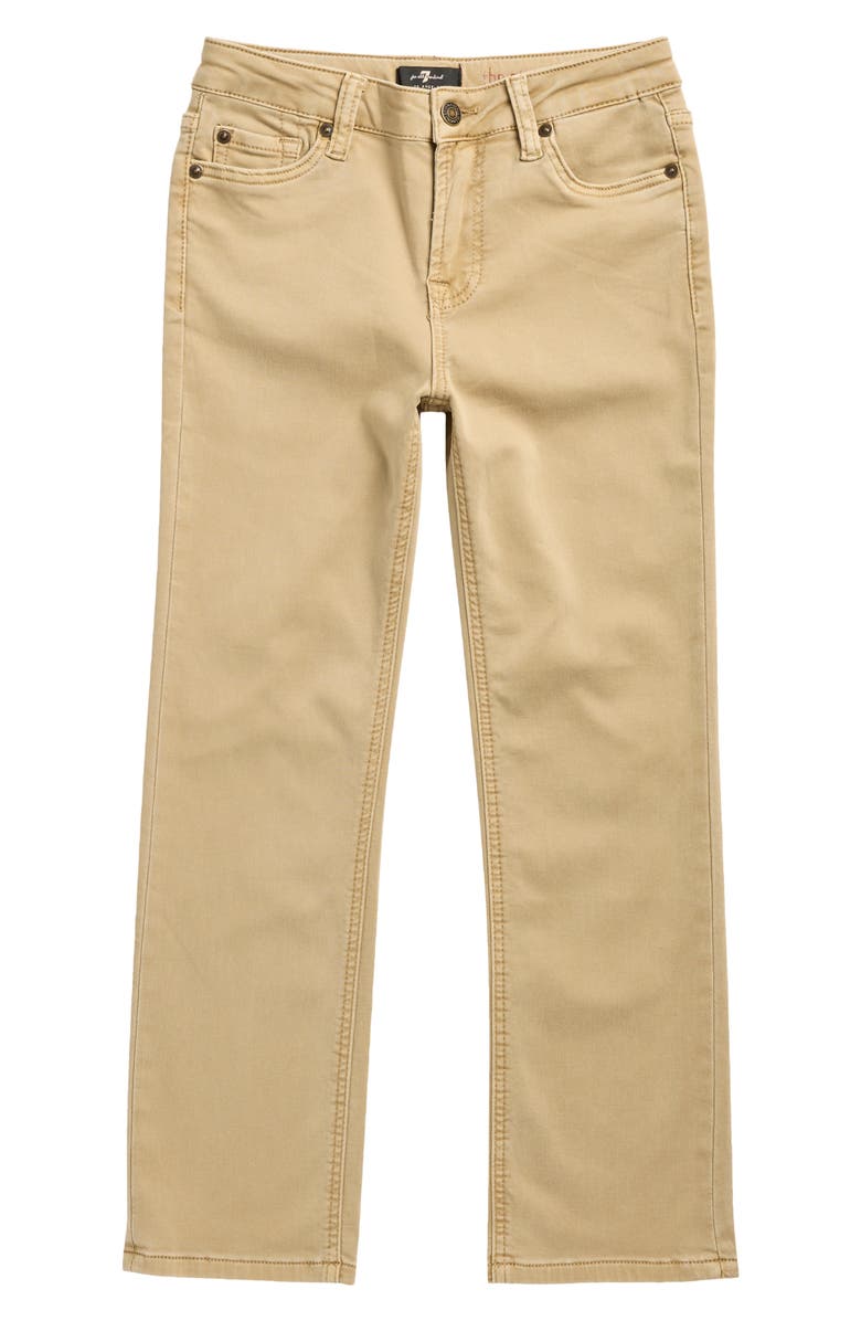 7 For All Mankind Kids' Lux Straight Leg Jeans, Main, color, Almond