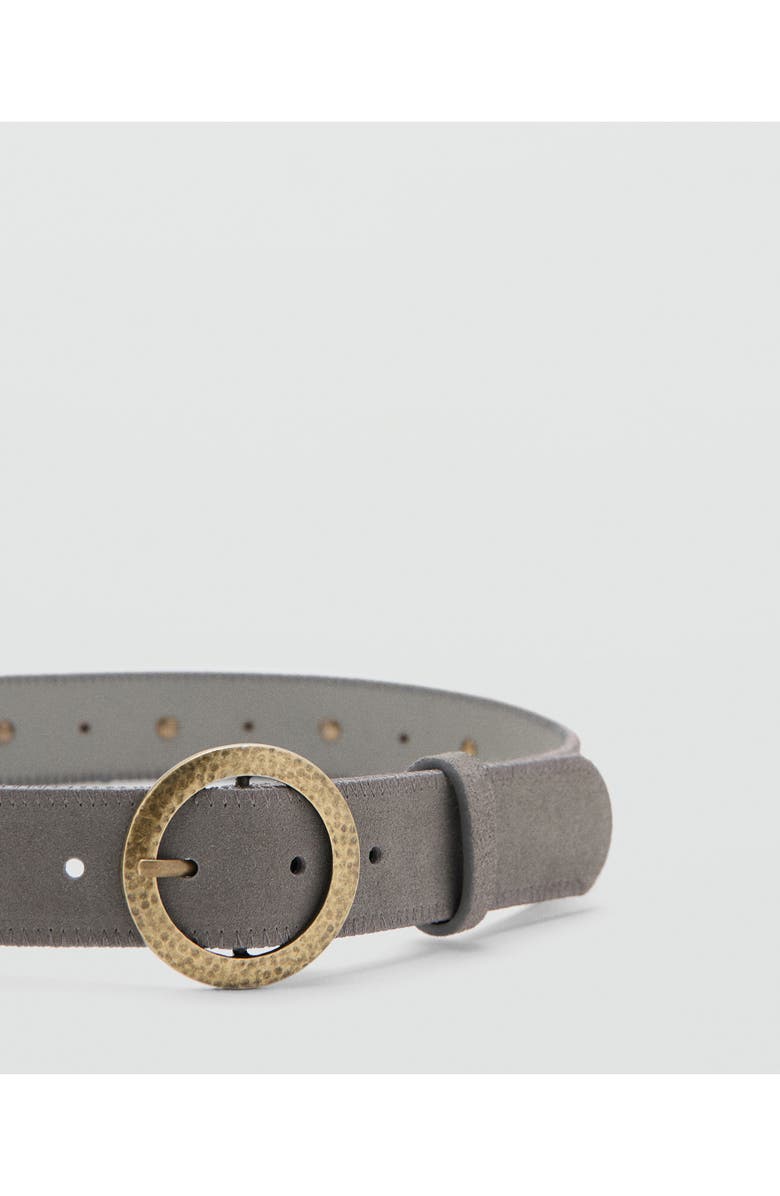 MANGO TEEN Stud Leather Belt, Alternate, color, 