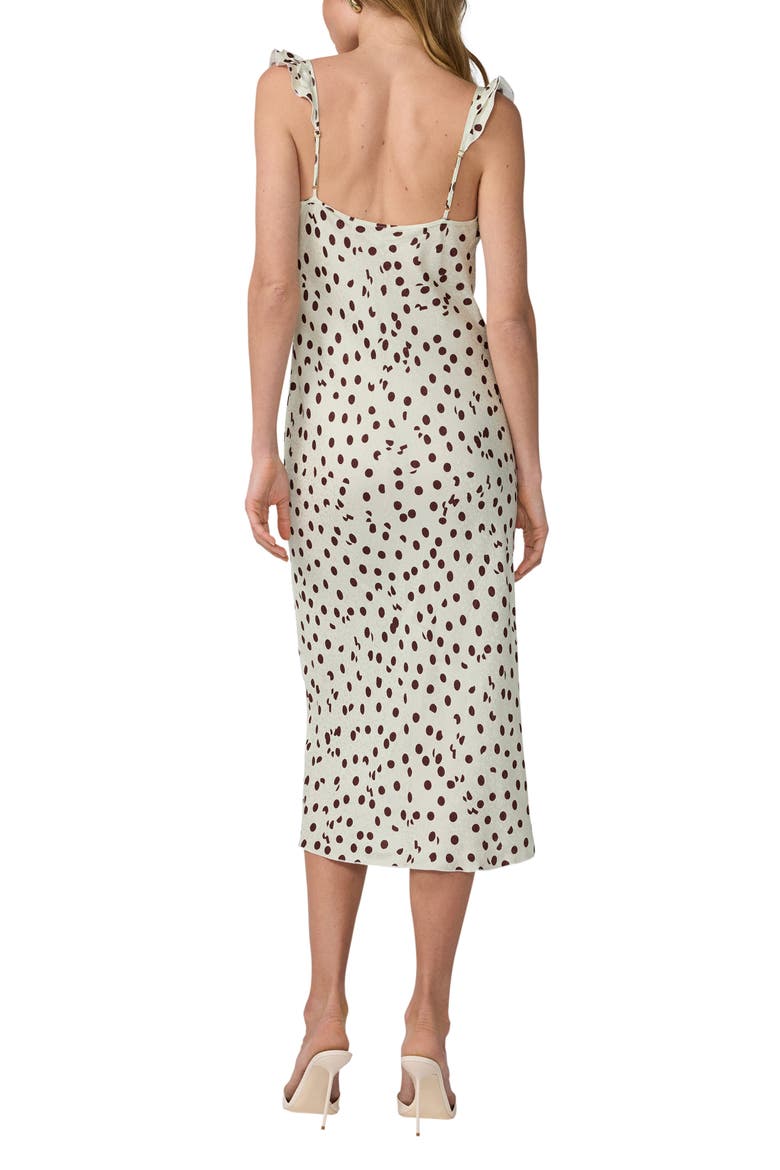 Christina Polka Dot Midi Dress, Alternate, color, RIVE DOT V