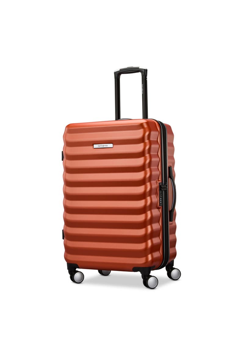 Element Hardside Expandable 3 Piece (21"/24"/28") Luggage Set, Alternate, color, Copper Orange