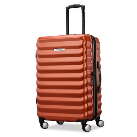 Element Hardside Expandable 24" Medium Checked Spinner Luggage