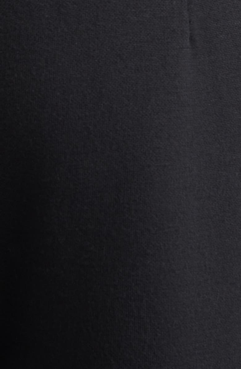 ST. JOHN Signature Double Face High Waist Wool Blend Milano Stitch Pants, Alternate, color, Black