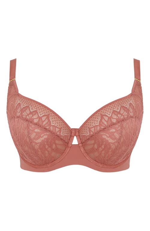 Panache Sophia Underwire Lace Bra In Pink