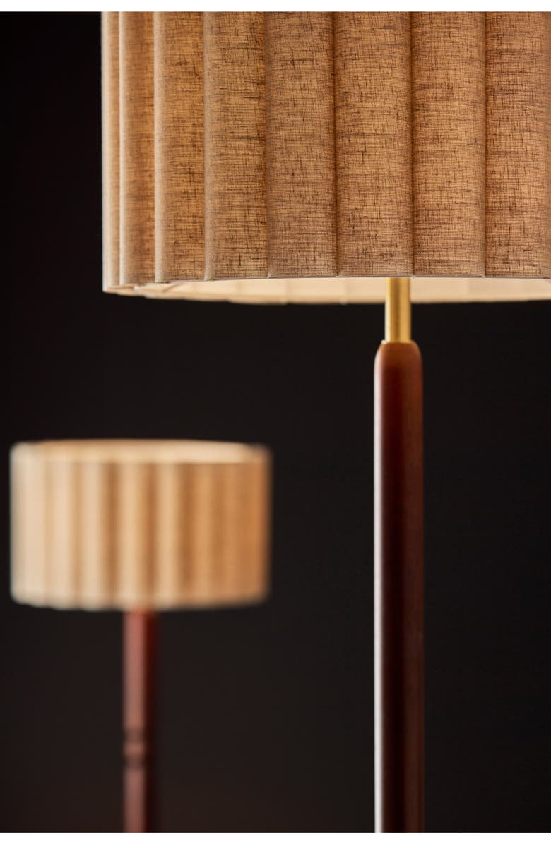 ADESSO LIGHTING Laine Floor Lamp, Alternate, color, Antique Brass