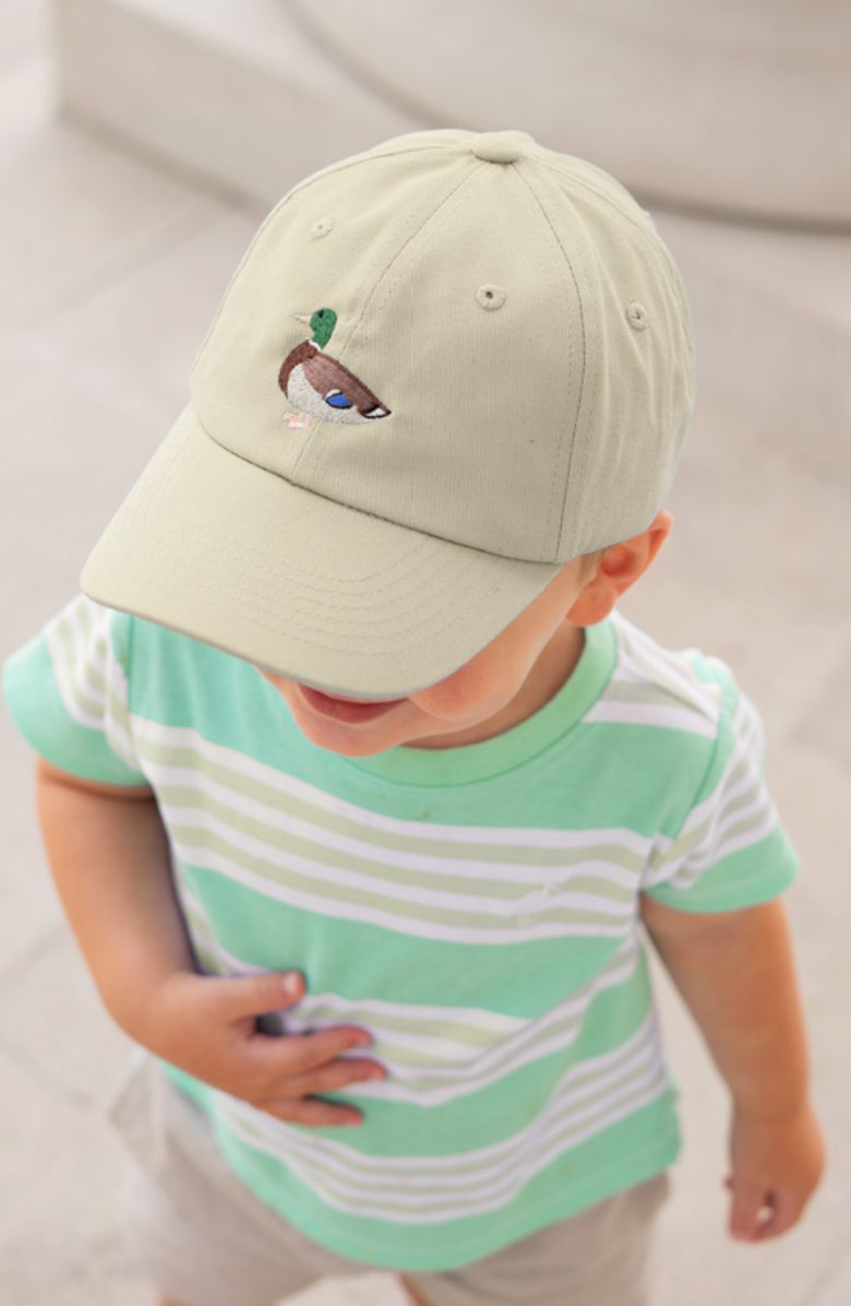 Bits & Bows Mallard Duck Twill Baseball Hat, Alternate, color, Khaki