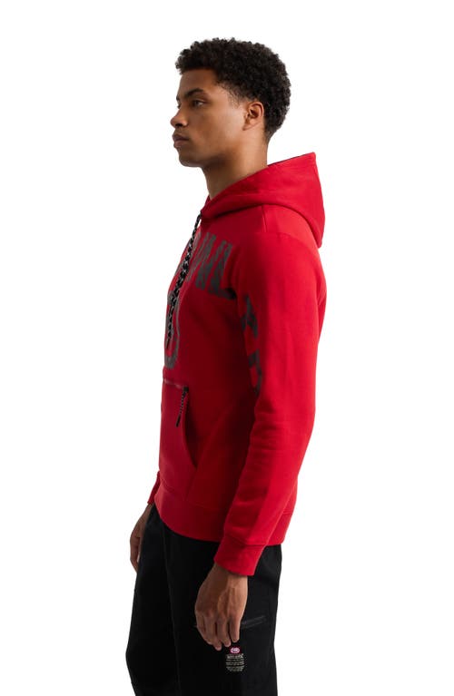 Ecko Unltd . Spreadout Hoodie In True Red