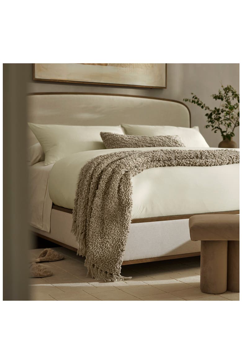 Cozy Boucle Throw Blanket, Alternate, color, HEATHERED OAK