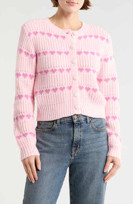 Lush Heart Buttoned Cardigan