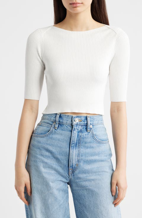 Cruz Crop Rib Top