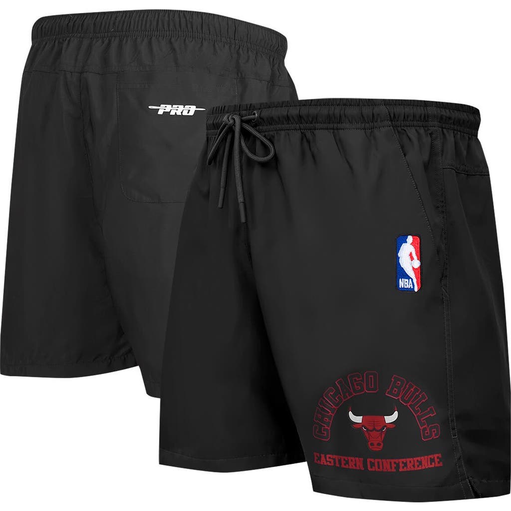 Pro Standard Black Chicago Bulls Area Code Shorts