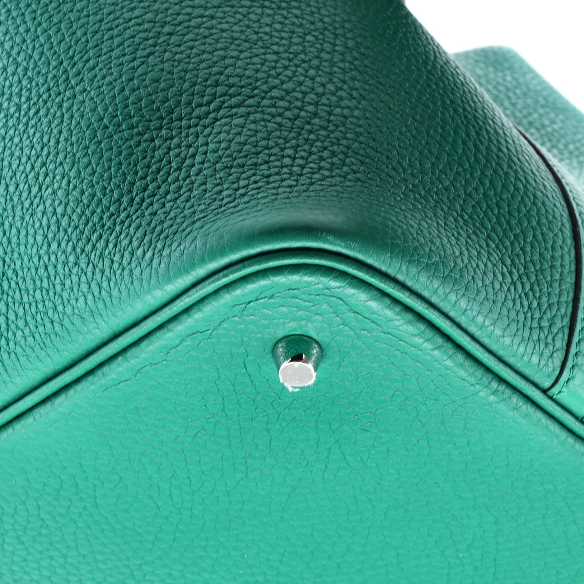 Pre-Owned Hermes Picotin Lock Bag Clemence MM, Alternate, color, Vert Vertigo