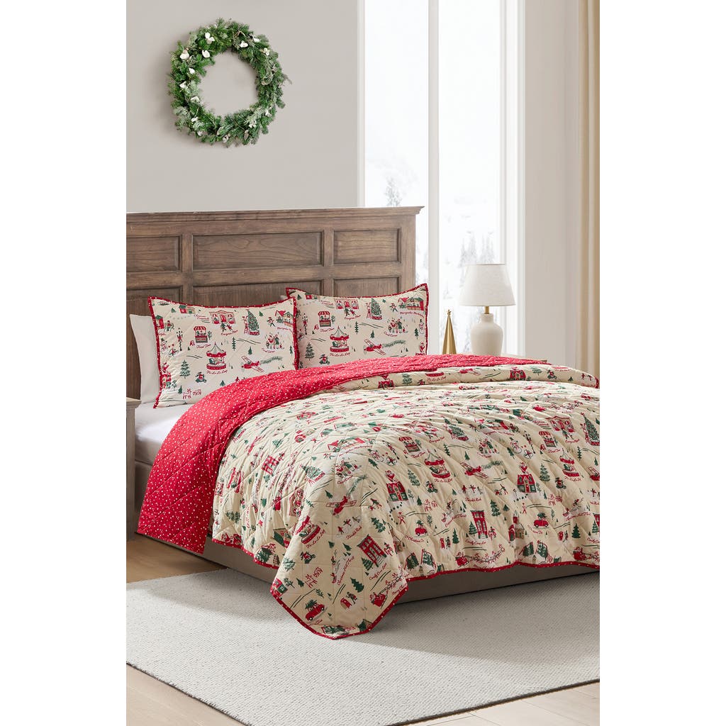 Hallmark Christmas Village 3-piece Quilt Set