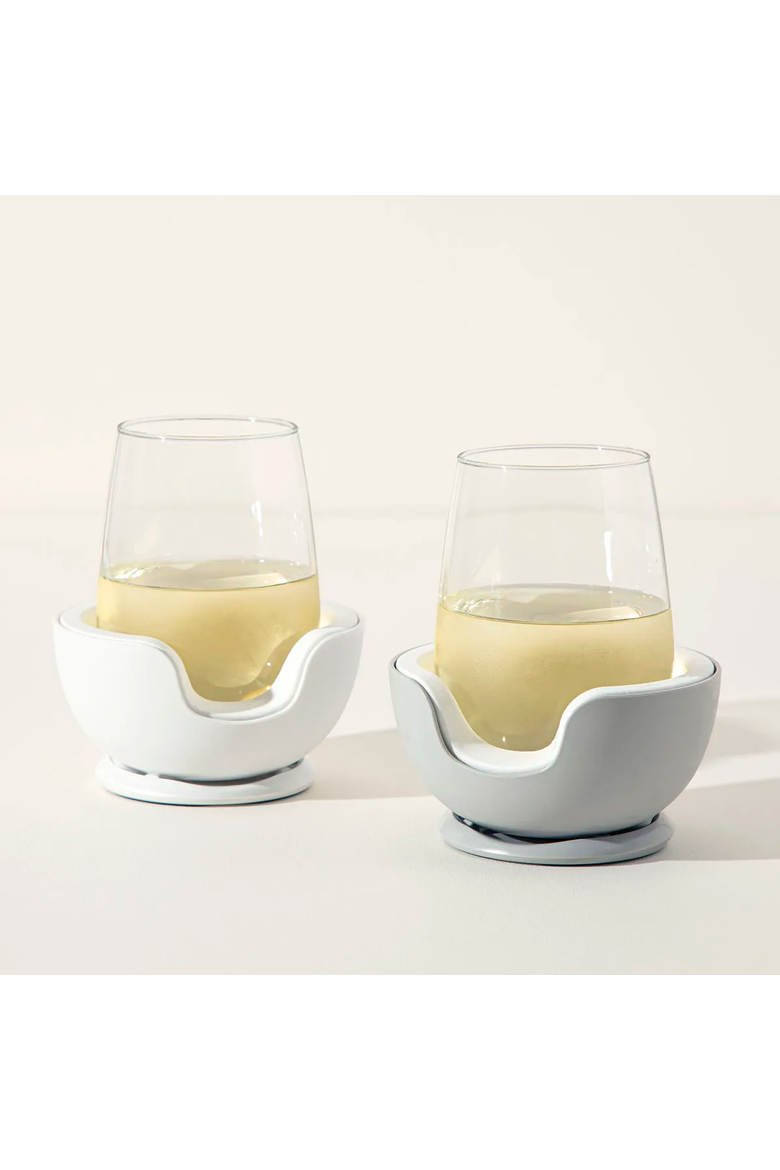 Personal Stemless Wine Chiller by VoChill, Main, color, Stone