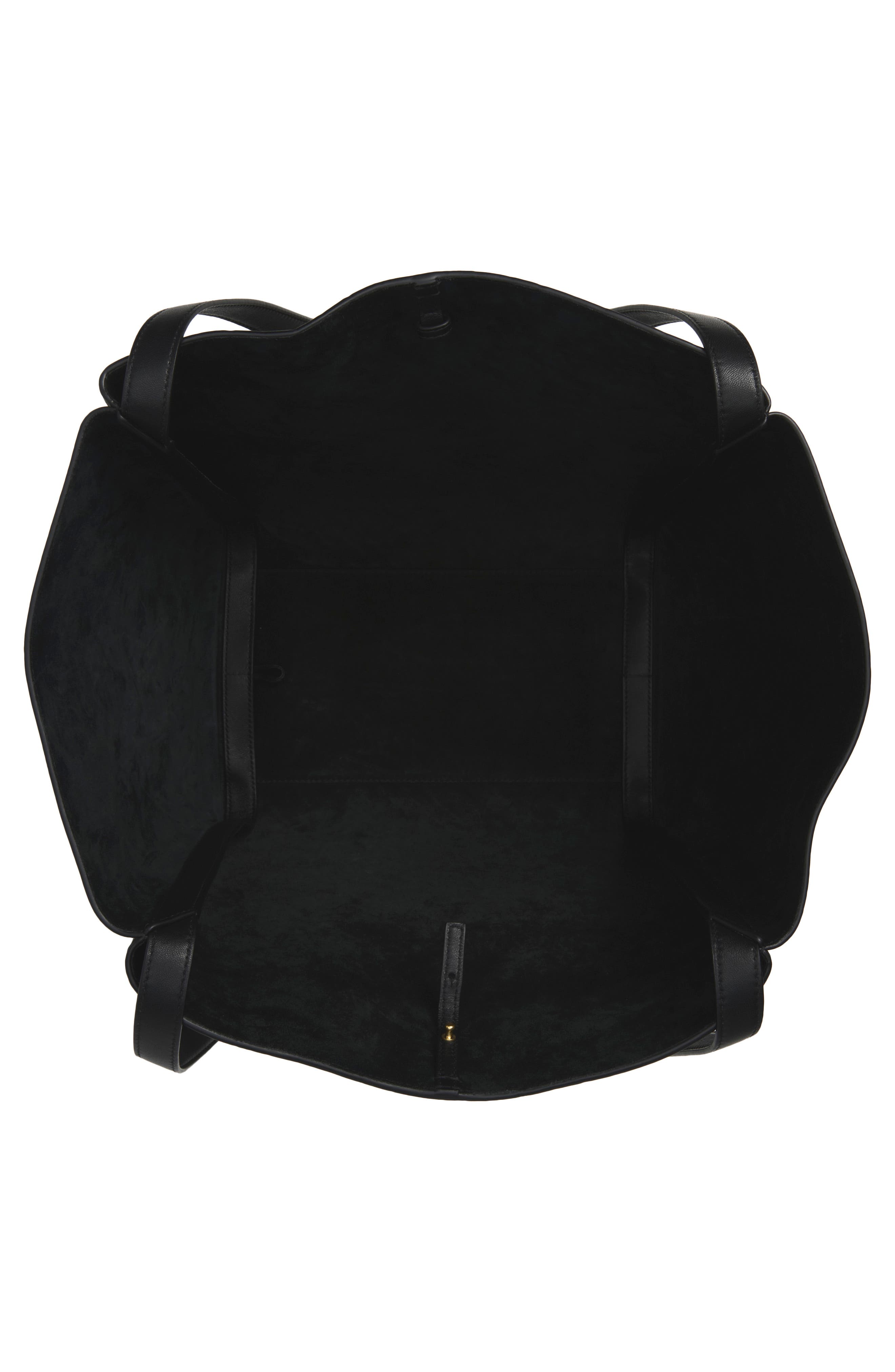Corso Intrecciato Leather Tote, Alternate, color, 1007 BLACK-BRASS VIBRATO
