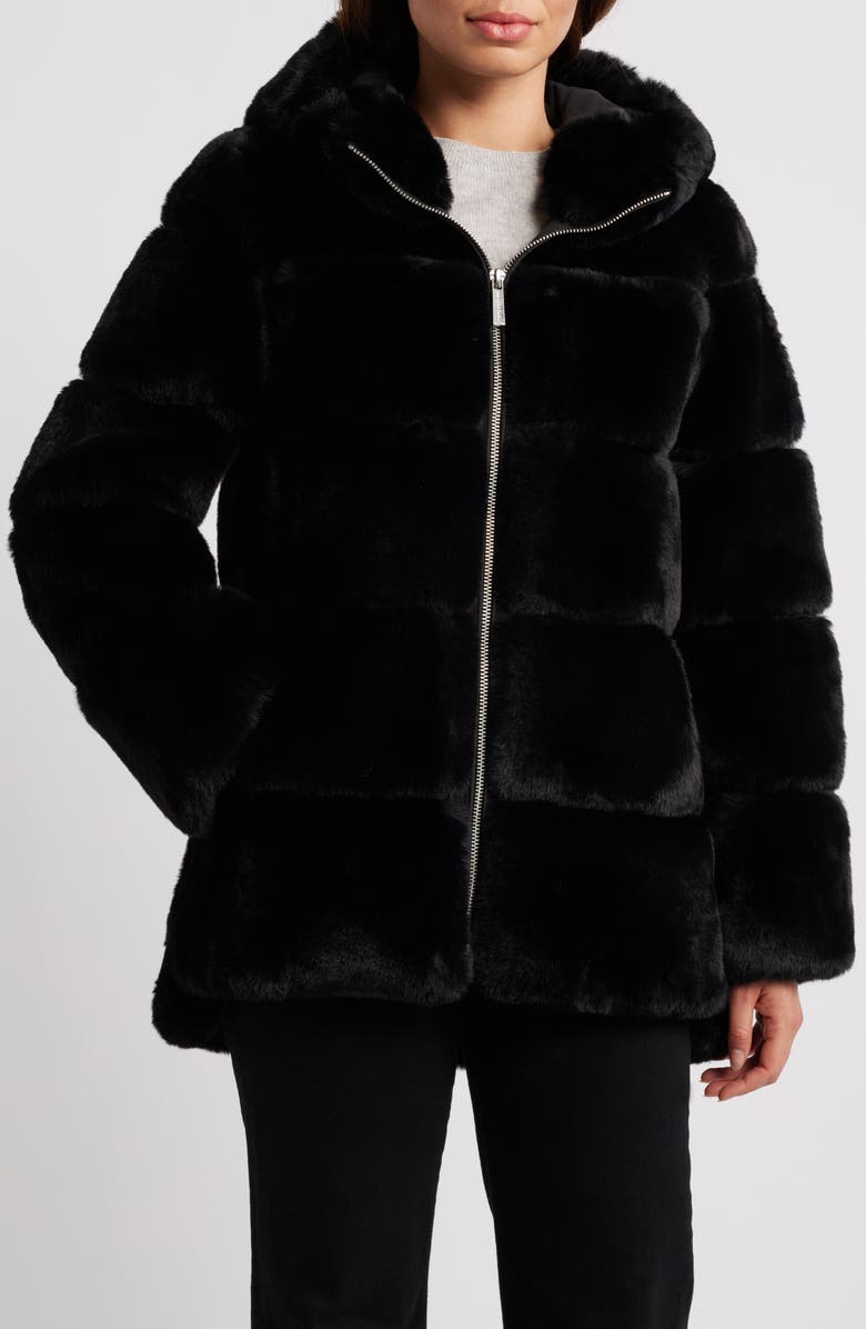 Michael Kors Faux Fur Jacket, Main, color,