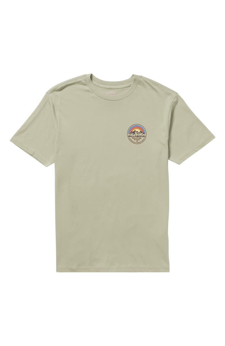 Billabong Rockies A/Div Short Sleeve Graphic T-Shirt, Alternate, color, Sage Heather